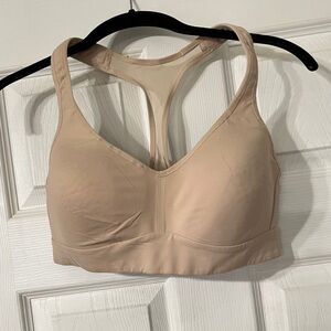 Lululemon Women's Mesh T-Back Tan Sports Bra
